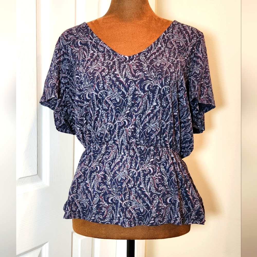 Lucky Brand Cinched Waist T-Shirt Sz M NWT